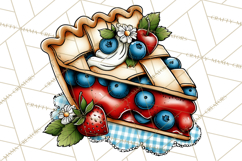 4th of July Retro Diner Clipart, Patriotic Americana Diner Product Image 5