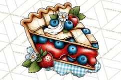 4th of July Retro Diner Clipart, Patriotic Americana Diner Product Image 5