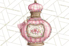 Parisian Coquette Accessories PNG, Girly Clipart, Pastel Product Image 3