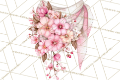 Parisian Coquette Accessories PNG, Girly Clipart, Pastel Product Image 4