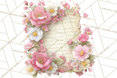 Pink Romantic Letter Clipart, Love Notes Clip Art PNG Product Image 4