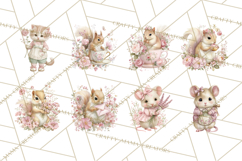 Pastel Cottagecore Animals Clipart, Cute Spring Animals Png Product Image 5