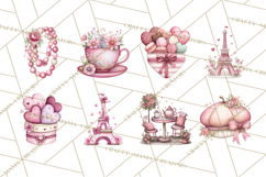 Parisian Coquette Accessories PNG, Girly Clipart, Pastel Product Image 8
