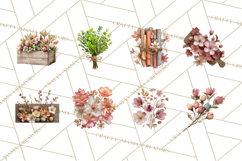 Early Spring Garden Cottagecore PNG, Seedling Terracotta Product Image 5