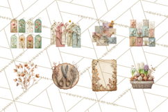 Early Spring Garden Cottagecore PNG, Seedling Terracotta Product Image 6