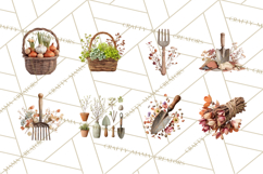 Early Spring Garden Cottagecore PNG, Seedling Terracotta Product Image 2