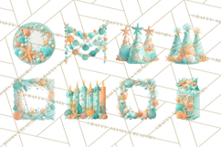Under the Sea Birthday Party Clipart, Ocean Celebration Png Product Image 6