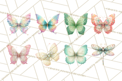 Butterfly Clipart, Dragonfly Clip Art PNG, Pastel Spring Product Image 6