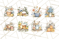 Citrus Kitchen Cottagecore PNG, Rustic Citrus Clipart, Lemon Product Image 8