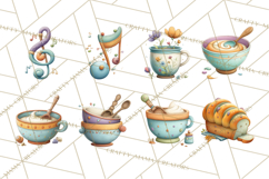 Pastel Everyday Icons Clipart PNG, Home And Lifestyle Png Product Image 2