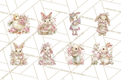 Pastel Cottagecore Animals Clipart, Cute Spring Animals Png Product Image 6