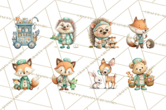 Woodland Animal Doctor Clipart Cute Pediatric Vet PNG Product Image 8