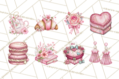 Parisian Coquette Accessories PNG, Girly Clipart, Pastel Product Image 5