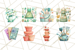 Spring Garden Tools Clipart, Cute Gardening Tools PNG Product Image 5