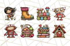 Spring Kids Clipart Playing Outdoors, Summer Children Png Product Image 5