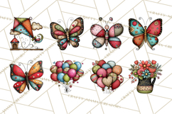 Spring Kids Clipart Playing Outdoors, Summer Children Png Product Image 3