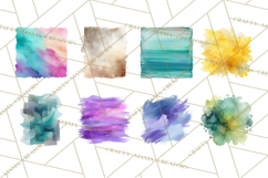 Watercolor Clipart, Abstract Watercolor Elements, Blobs Png Product Image 6