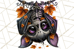 Animal Skeleton Halloween PNG Clipart Set Product Image 2
