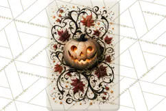 Halloween Mahjong Clipart, Spooky Mahjong Tiles PNG, Gothic Product Image 2