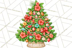 Christmas Tree World Travel Clipart PNG Product Image 3