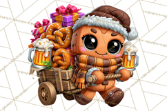 German Christmas Beer Fest Gingerbread PNG Clipart Product Image 2