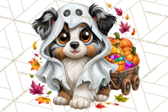 Cute Ghost Dogs And Cats Halloween PNG Clipart Product Image 2