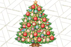 Sports & Occupations Christmas Trees Clipart Product Image 3
