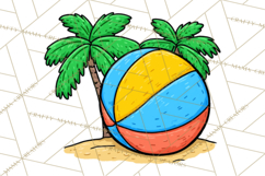 Summer Beach Toys Clipart PNG Graphics Product Image 2