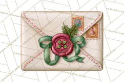 Christmas Mailroom Clipart, North Pole Santa Mail PNG Product Image 3
