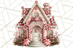 Peppermint Christmas Bakery Clipart PNG, Candy Cane Sweets Product Image 3