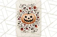 Halloween Mahjong Clipart, Spooky Mahjong Tiles PNG, Gothic Product Image 3