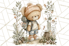 Pacific Northwest Teddy Bear Woodland Clipart Product Image 2