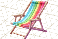 Summer Pool Party Clipart PNG, Rainbow Summer Png Designs Product Image 4