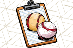 Baseball Mom Clipart PNG with Baseball Gear, Baseball Mama Product Image 4