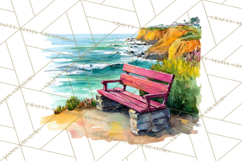 Watercolor Inspirational Landscapes, Sublimation Designs Product Image 4