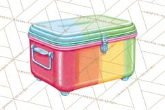 Summer Pool Party Clipart PNG, Rainbow Summer Png Designs Product Image 5