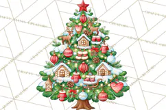 Christmas Tree World Travel Clipart PNG Product Image 2