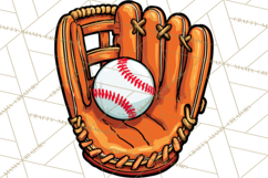 Baseball Mom Clipart PNG with Baseball Gear, Baseball Mama Product Image 5