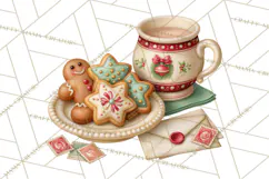 Christmas Mailroom Clipart, North Pole Santa Mail PNG Product Image 2