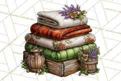 Rustic Homestead Living Clipart | Farm Cabin Png Designs Product Image 5