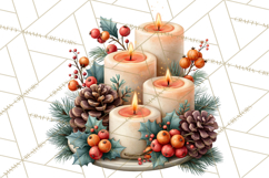 Scandinavian Christmas Market Clipart PNG Illustrations Product Image 2