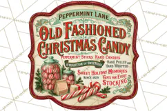 Vintage Christmas Signs PG, Rustic Farmhouse Holiday Sign Product Image 3