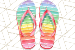 Summer Pool Party Clipart PNG, Rainbow Summer Png Designs Product Image 2
