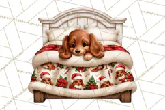 Christmas Bedtime Clipart PNG Product Image 3
