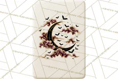 Halloween Mahjong Clipart, Spooky Mahjong Tiles PNG, Gothic Product Image 3