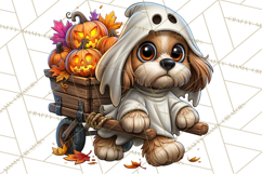 Cute Ghost Dogs And Cats Halloween PNG Clipart Product Image 3