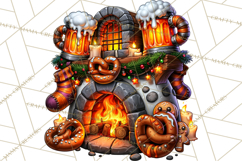 German Christmas Beer Fest Gingerbread PNG Clipart Product Image 4