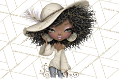 Beach Diva Summer Girls PNG Beach Glam Clipart Product Image 3
