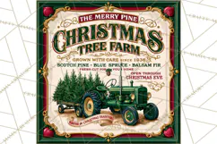 Vintage Christmas Signs PG, Rustic Farmhouse Holiday Sign Product Image 4
