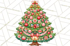 Christmas Tree World Travel Clipart PNG Product Image 4